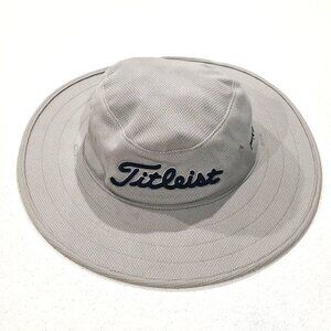 Titleist Pro V1 Foot Joy FJ Tour Sun Hat Golf Aussie Hat Gray Full Brim